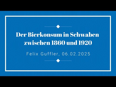 Der Bierkonsum in