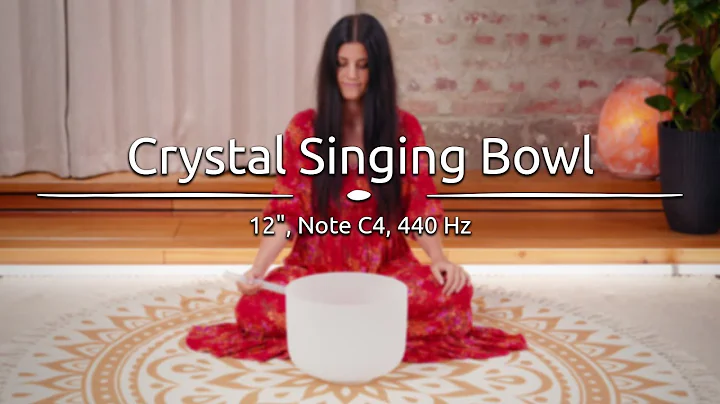 12" Crystal Singing Bowl, Note C4, 440 Hz, CSBM12C4 - Meinl Sonic Energy