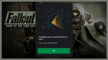 Fallout 3 Game Something Went Wrong - Launching Your Game - Error Code 0x87e50028