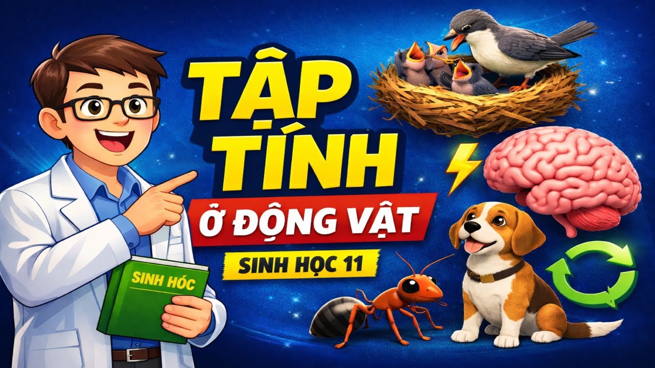 LÍ THUYẾT TẬP TÍNH Ở ĐỘNG VẬT  Sinh học 11  Phân loại – Cơ sở sinh học – Ví dụ hay gặp #sinhhoc11