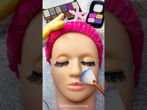 ASMR Mannequin Makeup things Satisfying Unboxing & Review Sounds Video Fast No talking lipstick