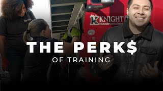 These are some MAJOR PERKS for Truck Driver Trainers