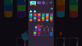Cups - water sort puzzle | level 183 | ⭐️⭐️⭐️