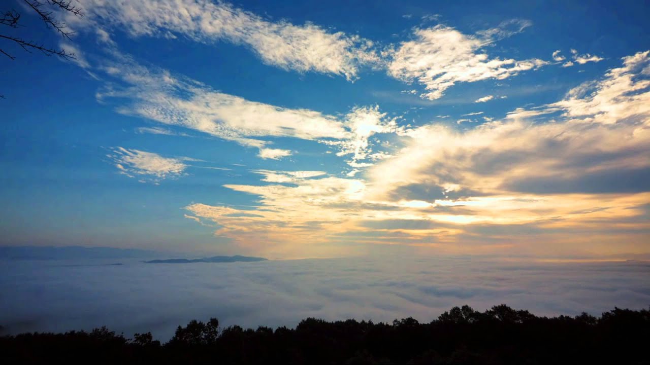 三次 高谷山展望台 雲海をゆく Youtube