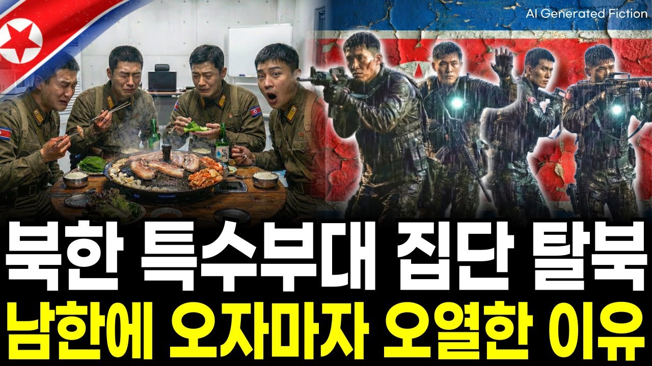 북한 최전방 특수부대 집단 탈북! 국정원도 놀라 자빠진 이유! 비계가 진짜 세겹입니까? 이건 선 넘었지 말입니다. |탈북민사연 | 탈북스토리  | AI 드라마