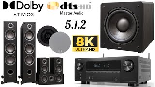 5.1.2 Dolby Atmos 8K Theatre Levelகக இரககம Low Price Dolby Atmos Theatre Setup