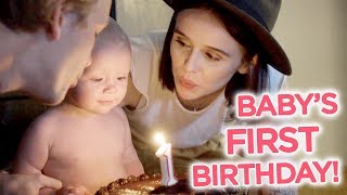 MY BABY'S FIRST BIRTHDAY PARTY?! | Acacia & Jairus