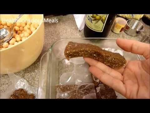 Vegan Homemade Larabars - Vegan Protein Bars with Hemp Seeds and Nuts - HealthConsciousMeals