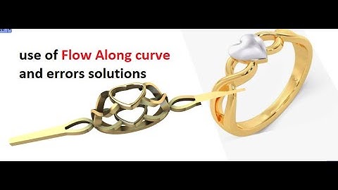 how to create ring in rhino using flow along curve