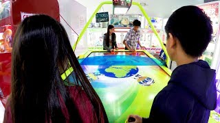 Arcade Game Air Hockey Mixed Doubles 4 Gamer ARCADE Team Battle! screenshot 2