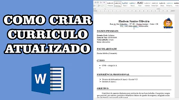 Como fazer currículo pelo notebook?