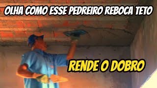 A Forma Mais Rápida Para Rebocar Laje