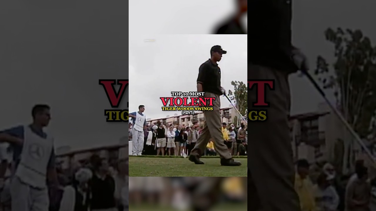 Top 10 Most Violent Tiger Wood Swings | Part 1