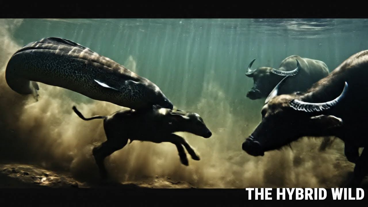 The Giant Moray Eel Destroyed the Buffalo - The HYBRID WILD