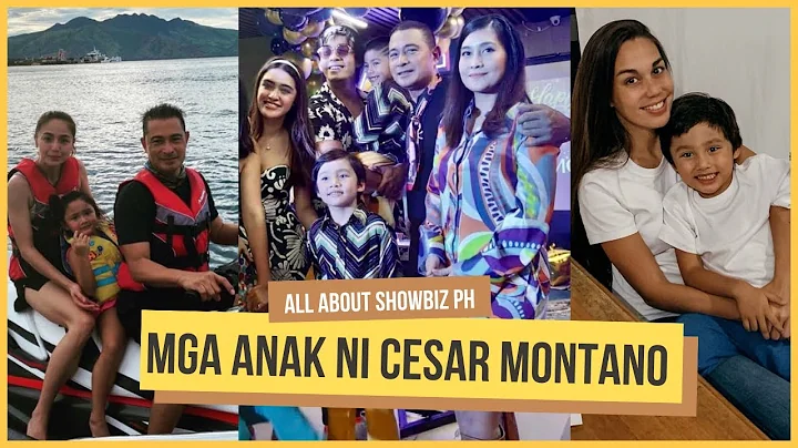 KILALANIN ANG 10 ANAK NI CESAR MONTANO | ALL ABOUT...