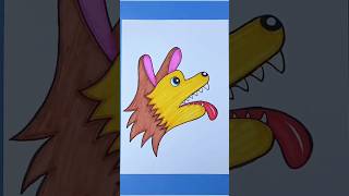 Easy Dog Drawing for Kids | Cute Puppy Drawing Step by Step #shorts #art #viralreels #feed #shorts