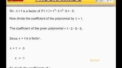 Cbse Class 9 th Maths Score 100 Marks Video   Polynomials in One Variables exercise v13
