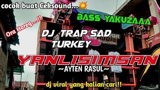 DJ TURKI CEKSOUND 2022||Yanlisimsan-Ayten Rasul||Trap Santuy🔥Bass YAKUZAA💢