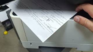 Kyocera Ecosys m2135 полоса при копировании, черная полоса