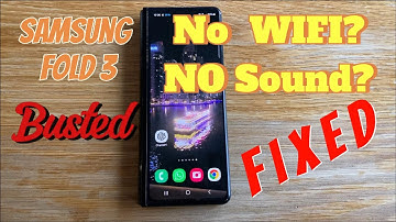 Samsung Fold - Destroyed! - Teardown - No Wifi/No Sound?