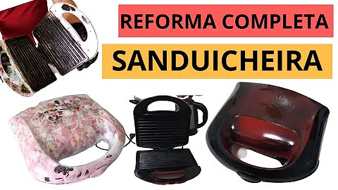 O que fazer quando a sanduicheira está grudando?