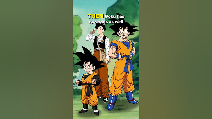 Goku's hair is hiding something