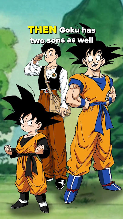 Goku's hair is hiding something