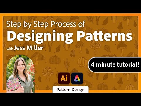 How to Design Seamless Patterns: An Adobe Illustrator Tutorial with Jess Miller!