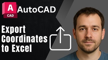 How to Export Coordinates from AutoCAD to Excel (2025 Step-by-Step Guide)