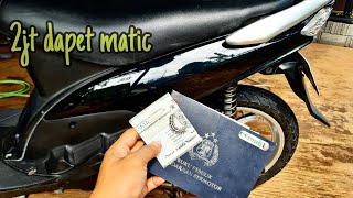 2 juta dapet motor matic !!! mio sporty smile 2008 hitam gak kuat beli vario 160