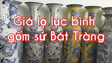 Giá lọ lục bình gốm sứ Bát Tràng