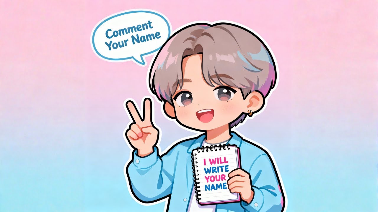 BTS & BLACKPINK Inspired Subscriber Name Art 💜💖 