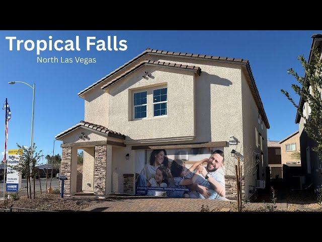 Tropical Falls by DR Horton | 5bd, 3Ba 3,000sf $522k+ | New Homes For Sale North Las Vegas