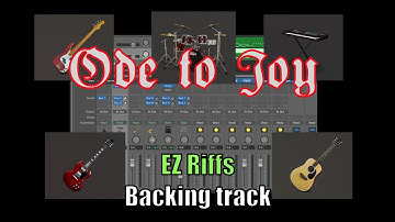 Ode to Joy backing track in C