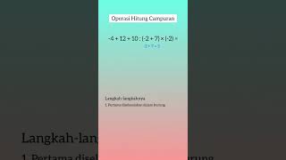 Operasi Hitung Campuran