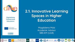 DIVE - Training T4.1 - Course delivery - 2.1 Innovative Learning Spaces in Higher Education