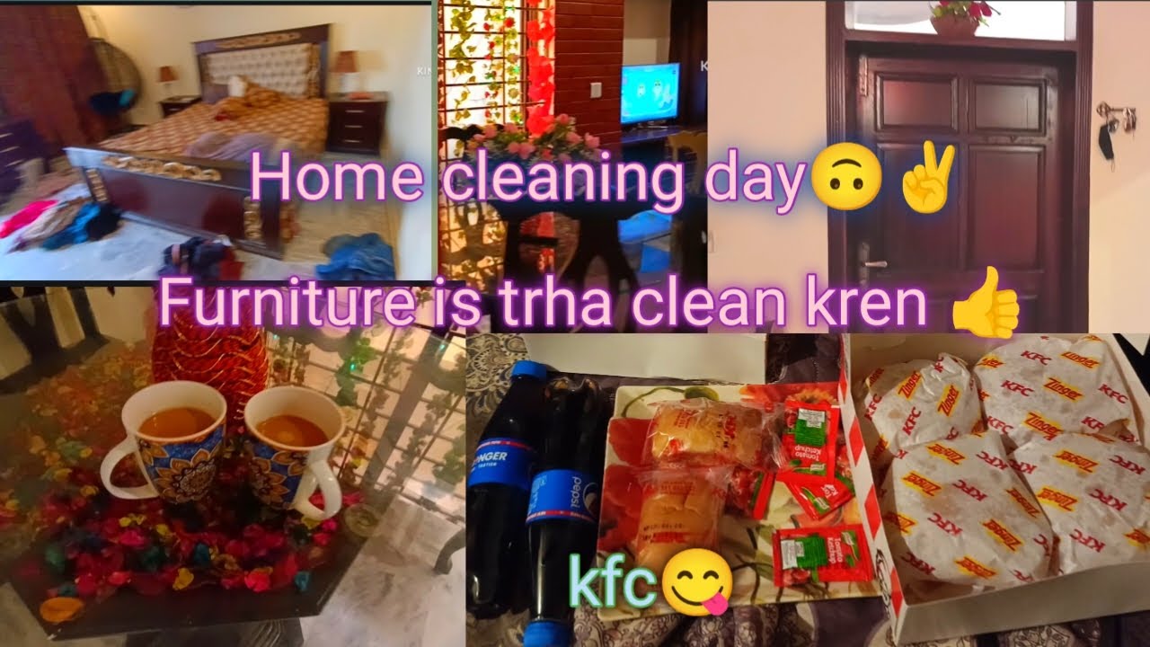 Home cleaning routine +furniture cleaning tips YouTube