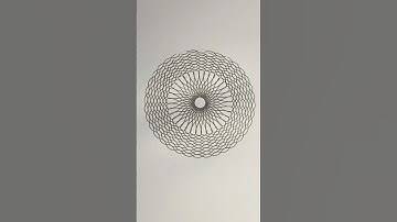 "Creating Mesmerizing Spirograph Patterns" #spirograph #satisfying #asmr #relaxing #shorts  #usa