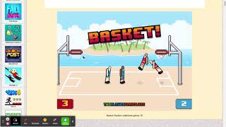 me and my friend playing basket random on unblocked 76