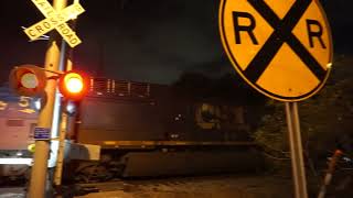 Csx intermodal train led by the Thomas Rice special