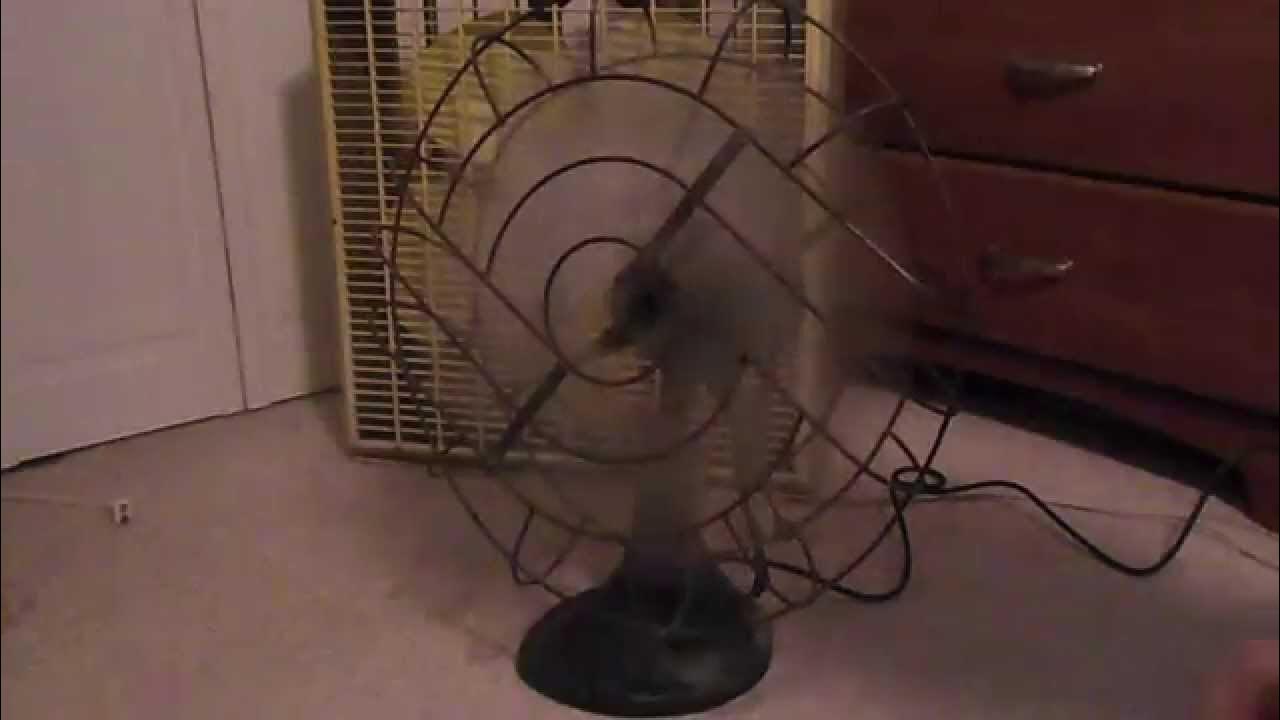 16" Hunter Zephair (C16) Oscillating Fan YouTube