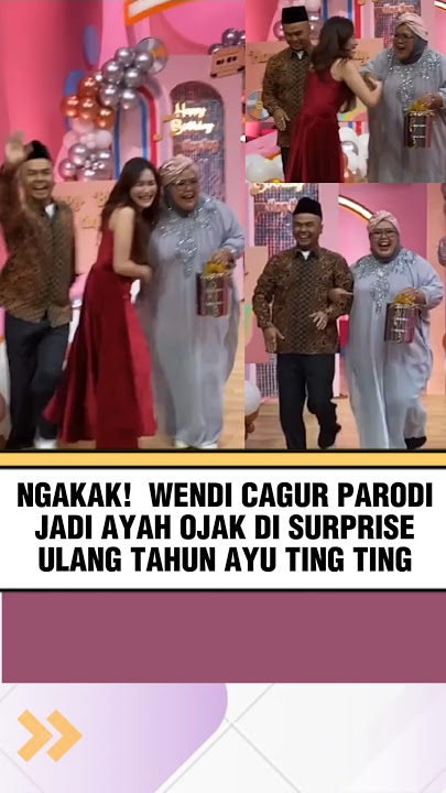 Wendi Cagur Cosplay Jadi Ayah Ojak KW #gosipartis #wendicagur #ayahojak #ayutingting