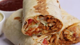 Spicy Chicken Wrap,Tortilla Wrap Recipe By Recipes Of The World