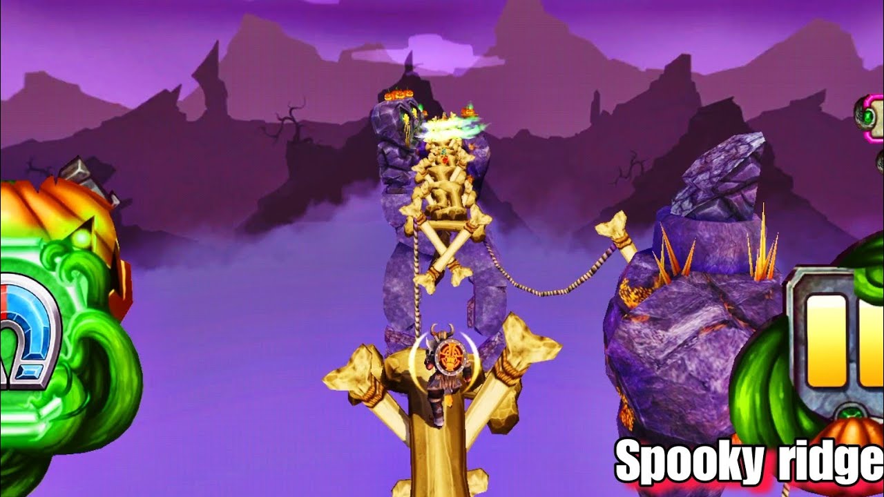 👻 Spooky Ridge Night Escape | Temple Run 2 High-Speed Horror Run Challenge 🏃‍♂️🔥