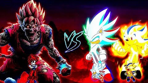 Goku Terror Final OP VS Shadic V2 OP (all form) & Sonow V2 OP (all form) in Jump Force Mugen