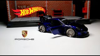 Porsche GT3 Hot Wheels Custom Open Parts