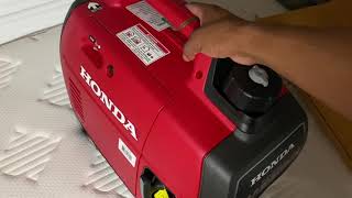 Honda EU2200i Bluetooth Unboxing