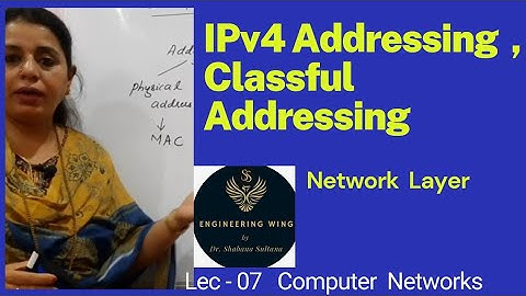Lec07-Introduction to IPv4 Addresses; What is Classful Addressing? |Computer Networks