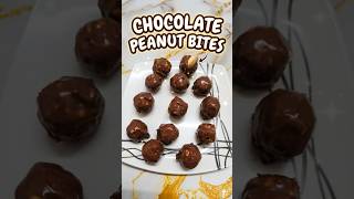 CHOCOLATE PEANUT BITES✨😋😍👌#shorts #youtubeshorts #viral #trending #chocolate