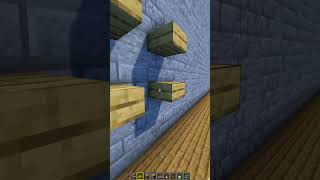 Quick & Easy Minecraft Decoration Idea | Survival Build Tips #shorts